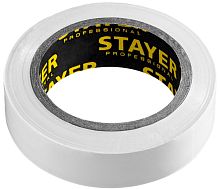 Изолента Stayer Protect-10 12291-W 15 мм белая 10 м