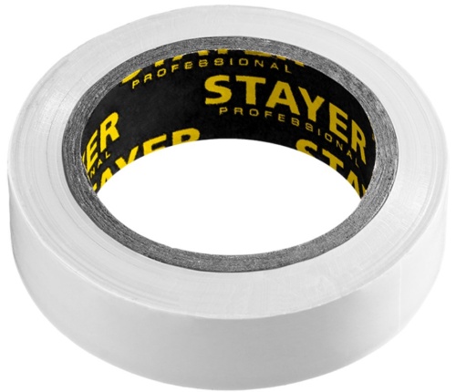 Изолента Stayer Protect-10 12291-W 15 мм белая 10 м