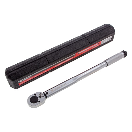 Ключ динамометрический, 42-210 Нм, 1/2, CrV, хромированный Matrix фото 4