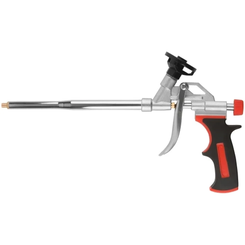 Пистолет для монтажной пены FIT прорезиненная ручка, тефлоновое покрытие клапана 14275 Пистолет для монтажной пены FIT прорезиненная ручка, тефлоновое покрытие клапана 14275