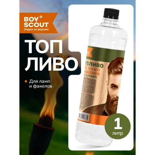 Топливо для ламп и факелов BOYSCOUT 1 л 61404 фото 3 Топливо для ламп и факелов BOYSCOUT 1 л 61404 фото 3
