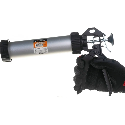 Пистолет для герметиков ZOLDERПРОФИ закрытый, 310 мл, 1/12 С841 фото 6