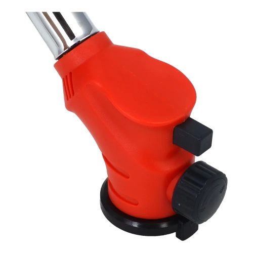 Горелка газ. с пьезорозжигом, ЕРМАК свободн. вращ., цанговый захват, шир. сопло; 15х4х7см 116-002 фото 4 Горелка газ. с пьезорозжигом, ЕРМАК свободн. вращ., цанговый захват, шир. сопло; 15х4х7см 116-002 фото 4