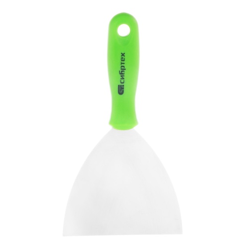Шпательная лопатка из нержавеющей стали, 120 мм, пластмассовая ручка Сибртех фото 3 Шпательная лопатка из нержавеющей стали, 120 мм, пластмассовая ручка Сибртех фото 3