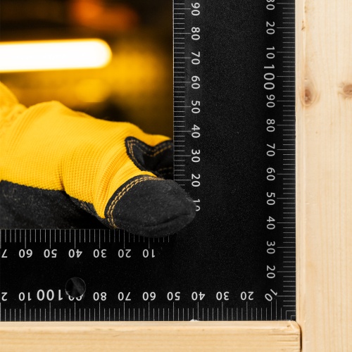 Угольник, 400 х 600 мм, алюминиевый, лазерная гравировка Denzel фото 9