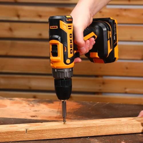 Дрель-шуруповерт аккумуляторная DEKO DKCD20-Li в кейсе, 20В, 2x2.5Ач 085-1123 фото 10