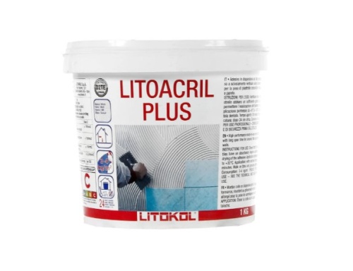 Клей для плитки готовый Litokol Litoacril Plus 1 кг
