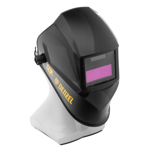Щиток защитный лицевой (маска сварщика) F4, см. окно 90х35, DIN4/9-13// Denzel фото 2