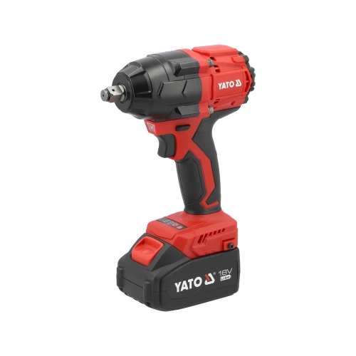 Гайковёрт ударный бесщёточный YATO 18В 850N, два аккумулятора 4AH и зарядное устройство YT-8277935 фото 3