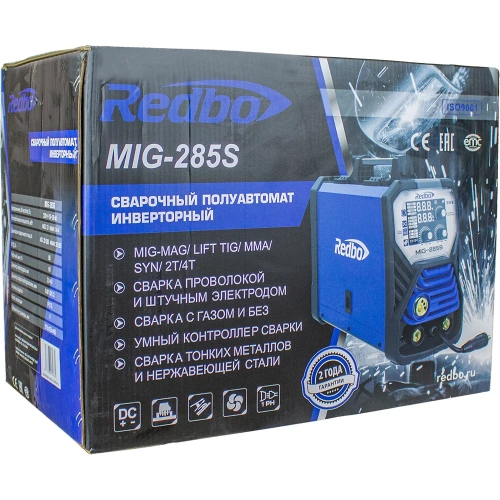 Сварочный полуавтомат инверторный Redbo MIG-285S 28526 фото 9 Сварочный полуавтомат инверторный Redbo MIG-285S 28526 фото 9