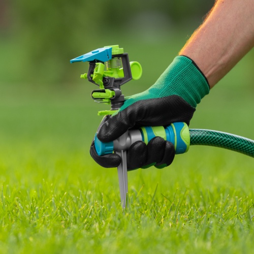 Разбрызгиватель усиленный, импульсный, с регулировкой угла горизонт распыления до 39 м Palisad фото 9