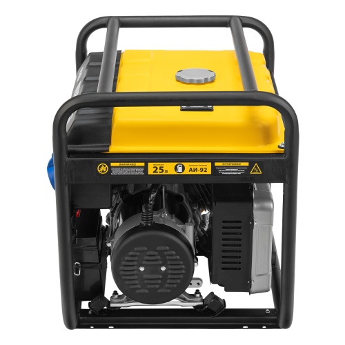 Генератор бензиновый PS 70 EA, 7.0 кВт, 230 В, 25 л, коннектор автоматики, электростартер Denzel фото 9 Генератор бензиновый PS 70 EA, 7.0 кВт, 230 В, 25 л, коннектор автоматики, электростартер Denzel фото 9