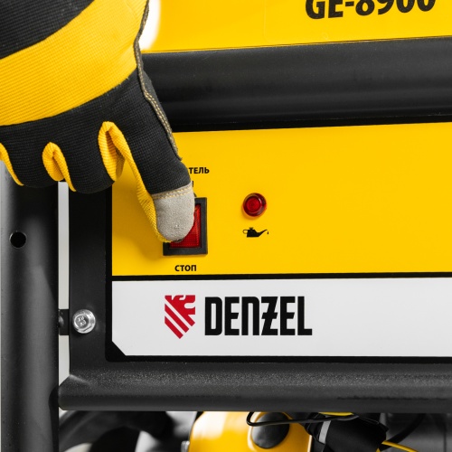 Генератор бензиновый GE 8900, 8.5 кВт, 220 В/50 Гц, 25 л, ручной старт Denzel фото 14 Генератор бензиновый GE 8900, 8.5 кВт, 220 В/50 Гц, 25 л, ручной старт Denzel фото 14