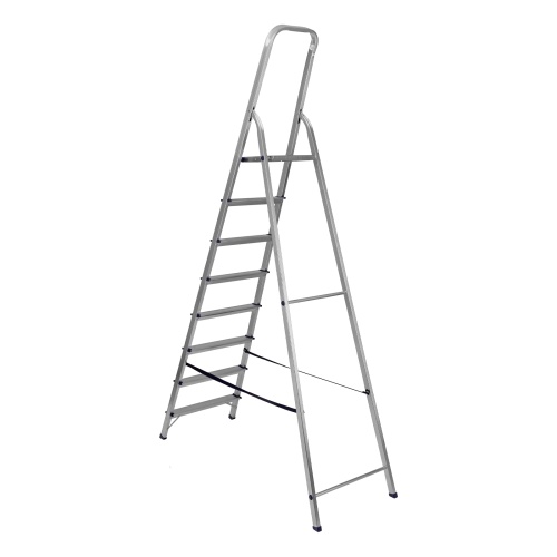 Стремянка, 8 ступеней, алюминиевая, Сибртех фото 2