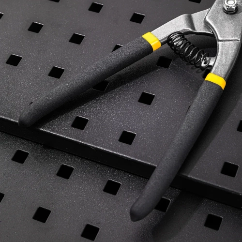 Ножницы по металлу DELI dl4371 прямые, легированная сталь, двухкомпонентная рукоять 118718 фото 9