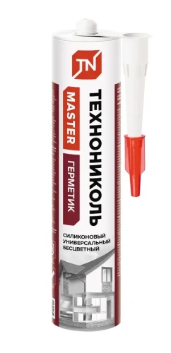 Герметик ТЕХНОНИКОЛЬ универсальный силиконовый бесцветный 280 мл.