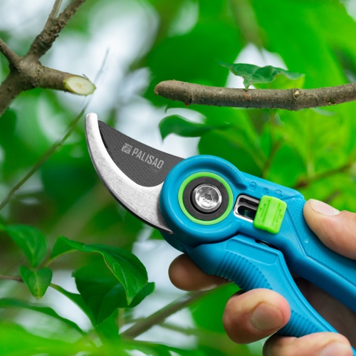 Секатор прямого реза, 210 мм, регулировка захвата, пластиковые рукоятки, LUXE Palisad фото 12