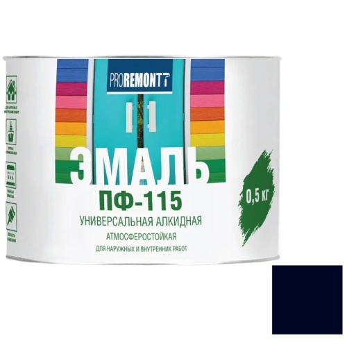 Эмаль Proremontt ПФ-115 RAL 7024 графит 0,5 кг