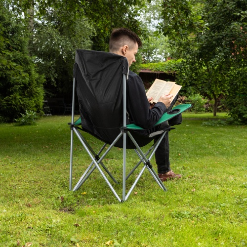 Кресло складное с подлокотниками и подстаканником, 60 х 60 х 110/92 см, Camping Palisad фото 25