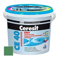 Затирка цементная Ceresit CE 40 Aquastatic Киви 2 кг