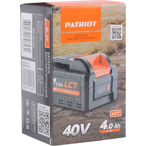 Батарея аккумуляторная Patriot BL44 40В платформа LCT, 4.0Ач(21700) 180301144 фото 6 Батарея аккумуляторная Patriot BL44 40В платформа LCT, 4.0Ач(21700) 180301144 фото 6