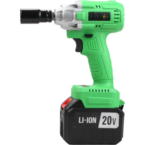 Гайковерт аккумуляторный бесщеточный ударный Zitrek Crusher 20-Li (20В, Li-ion 2x6.0Ач, з/у, кейс) 063-4372 фото 3