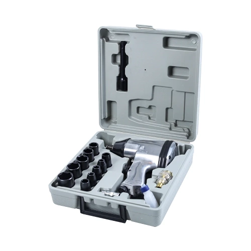 Пневмогайковерт ударный Крал 1/2" + набор головок в кейсе 5130 фото 5