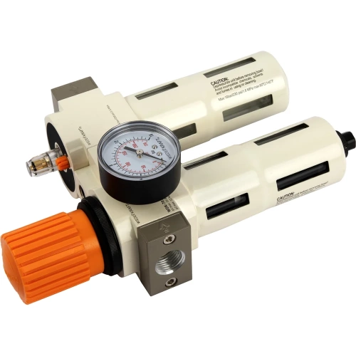 Блок подготовки воздуха WIEDERKRAFT 1/2, 16 бар с влагоотделителем 5 мк, лубрикатором и регулятором давления WDK-70140FA фото 3 Блок подготовки воздуха WIEDERKRAFT 1/2, 16 бар с влагоотделителем 5 мк, лубрикатором и регулятором давления WDK-70140FA фото 3