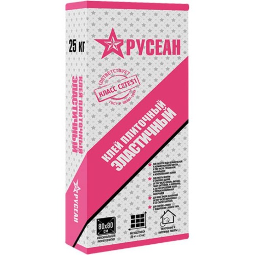Клей для плитки Русеан Эластичный 25 кг