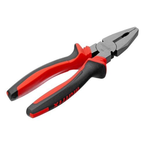 Плоскогубцы комбинированные, 200 мм, хром-ванадий, двухкомпонентные рукоятки Matrix фото 2