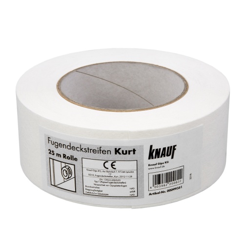 Лента армирующая Knauf Курт бумажная 25000x50x0,2 мм
