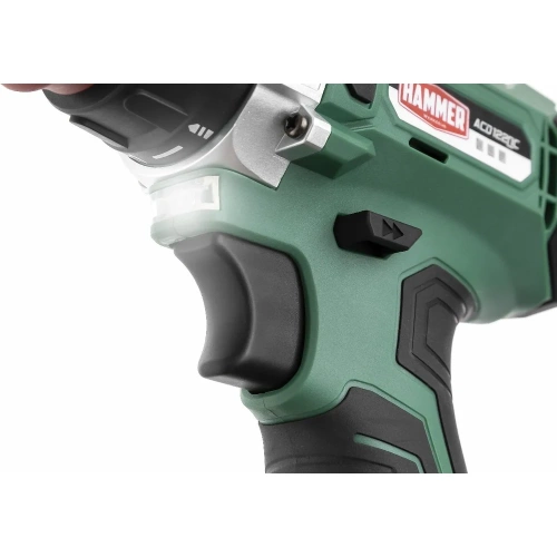 Аккумуляторная дрель Hammer 12 В, 2x2 Ач, Li-ION, 10 мм, 0-350/0-1400 об/мин, 28 Нм ACD122QC фото 9 Аккумуляторная дрель Hammer 12 В, 2x2 Ач, Li-ION, 10 мм, 0-350/0-1400 об/мин, 28 Нм ACD122QC фото 9