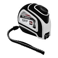 Рулетка Autostop,5 м х 19 мм,двухкомпонентный корпус,автоматическая фиксация,Pro Matrix