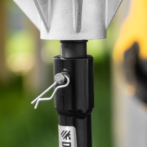 Шнек для грунта ER-80, диаметр 80 мм, длина 800 мм,соединение 20 мм, съемный нож Denzel фото 7