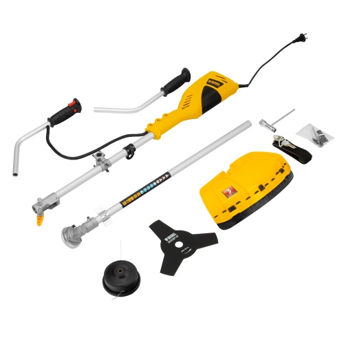 Триммер электрический TE-1400, 1400 Вт, 420 мм, катушка + диск, разборная штанга Denzel фото 11