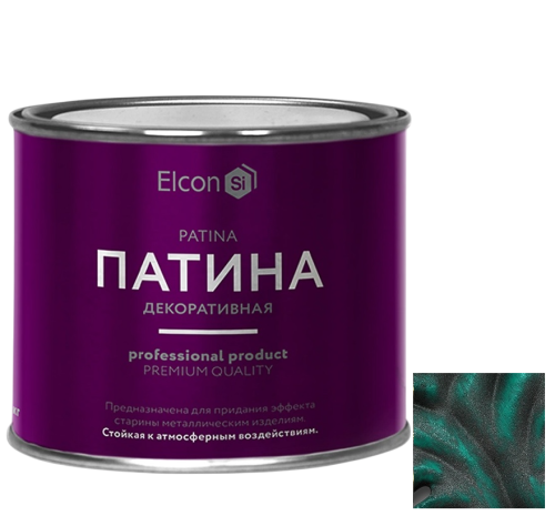 Патина декоративная Elcon Patina зелень 0,2 кг Патина декоративная Elcon Patina зелень 0,2 кг