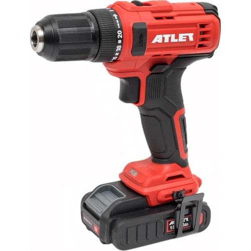 Аккумуляторная дрель-шуруповерт ATLET 18 В, 2 АКБ, 2 Ач, в кейсе CDT218D5 фото 3