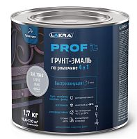 Грунт-эмаль по ржавчине 4 в 1 Лакра Prof it RAL 7040 серое окно 1,7 кг