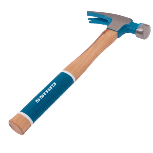 Молоток-гвоздодер,560 г, угол 75, магнит, обрезиненная рукоятка AMERICAN HICKORY GROSS фото 2 Молоток-гвоздодер,560 г, угол 75, магнит, обрезиненная рукоятка AMERICAN HICKORY GROSS фото 2