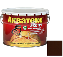 Покрытие алкидное защитно-декоративное для древесины Акватекс Экстра полуглянцевое Орех 3 л
