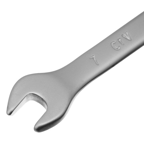 Ключ комбинированный, 7 мм, CrV, матовый хром Matrix фото 3