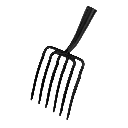 Вилы 6 - и рогие, копальные, 195х220 мм, кованые, без черенка, Арти, фото 4