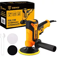Шлифмашина полировальная сетевая DEKO PDK-1100, 125мм, 1100 Вт 085-1063