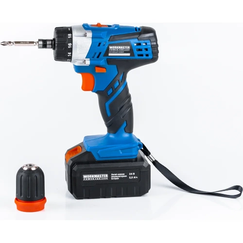 Аккумуляторная дрель-шуруповерт WorkMaster АШ-24МС фото 10