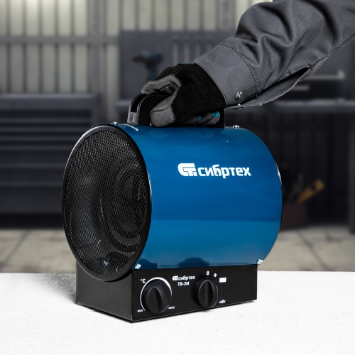 Тепловая пушка ТВ-2М (тепловентилятор), 230 В, 2 режима: вентилятор / 2000 Вт Сибртех фото 9