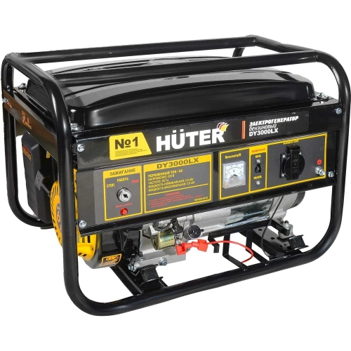 Бензиновый электрогенератор Huter DY3000LX с электростартером 64/1/10 фото 4 Бензиновый электрогенератор Huter DY3000LX с электростартером 64/1/10 фото 4