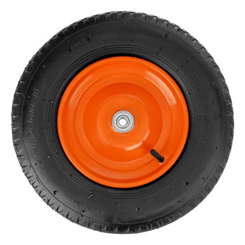 Колесо пневматическое 4.80/4.00-8 D 380 мм, внутренний подшипник D 12 мм, длина оси 80 мм Palisad фото 2