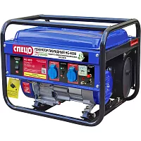 Генератор гибридный (газ-бензин) Спец HG-4000, ном/макс=3,3/3,5 кВт, 7 л.с., бак 15л, ручн. старт, розетки 2х16А., компл.подключ к сети+баллону СПЕЦ-4201