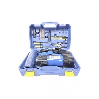 Компрессор МаякАвто АС 635ма, 2-поршневой, усиленный,с LED фонарем, в кейсе с набором инструментов МАЯКАВТО ас635ма