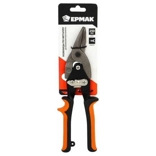 Ножницы по металлу ЕРМАК 250 мм, двухкомпонентная рукоятка, левый 599-097 фото 9 Ножницы по металлу ЕРМАК 250 мм, двухкомпонентная рукоятка, левый 599-097 фото 9